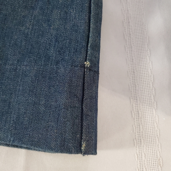 Gap Classic Pleated 100% Cotton Jean Pants  Size 6 - Picture 6 of 12